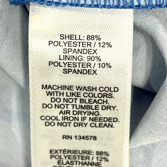 Vineyard Vines Skort Womens 14 (36") Blue Abstract Print Golf Tennis Pickleball - Picture 14 of 15